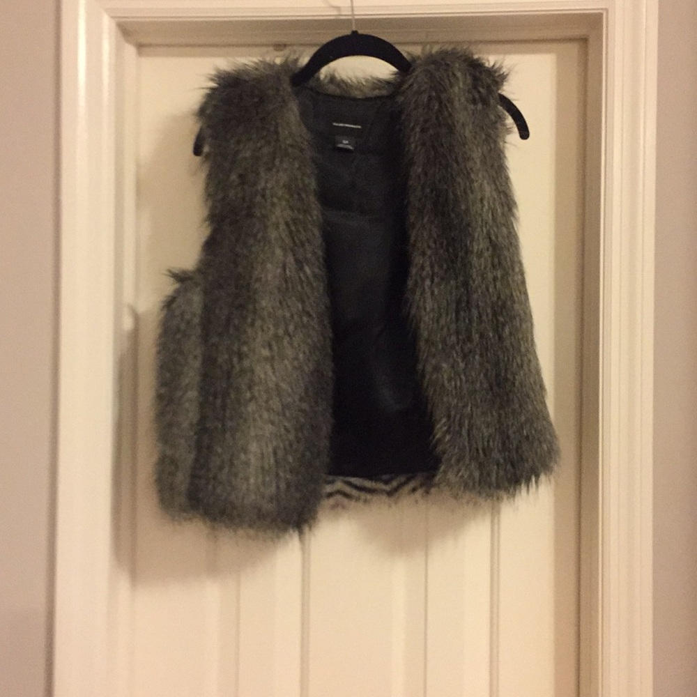 Club Monaco Faux Fur Vest